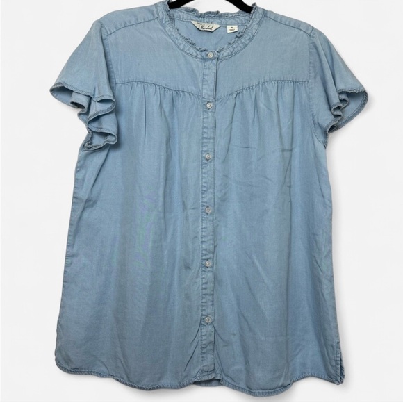 Caffe Marrakesh Blue Button-Down Shirt - Picture 1 of 7
